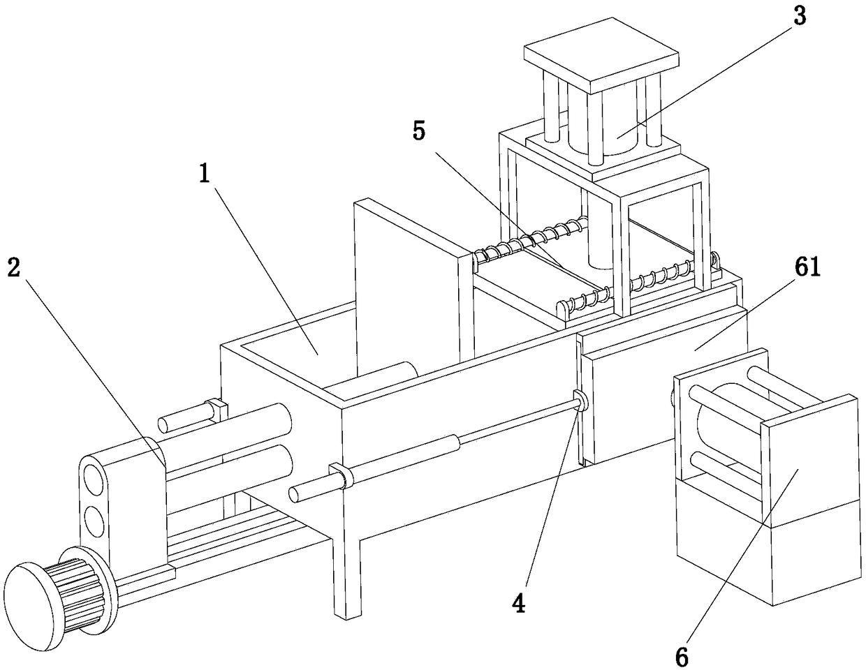 Collection device for semi-finished bearing product polishing waste