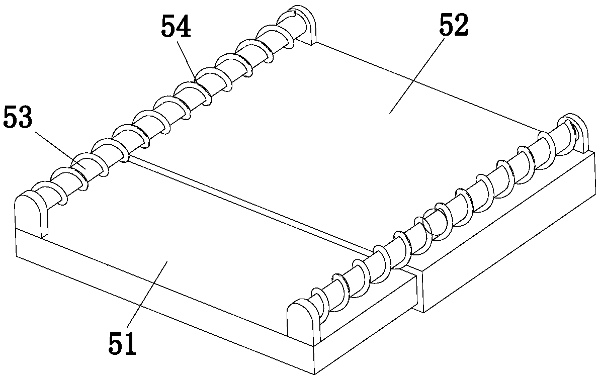 Collection device for semi-finished bearing product polishing waste