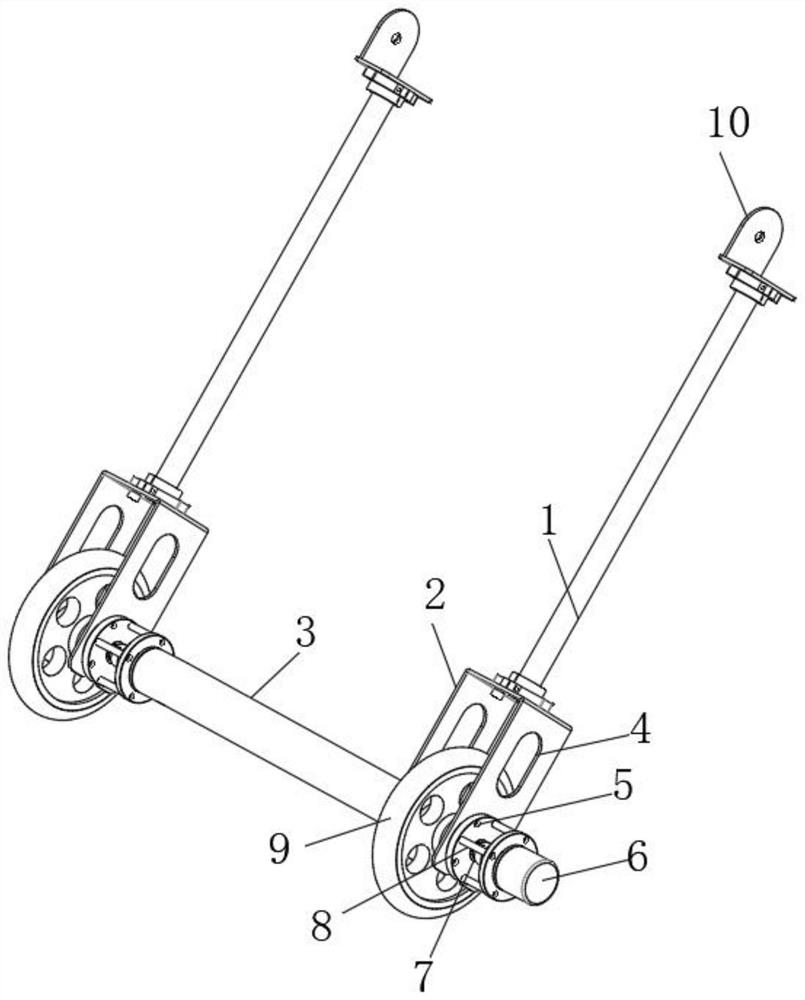 A white powder line spraying machine for building construction surveying and mapping