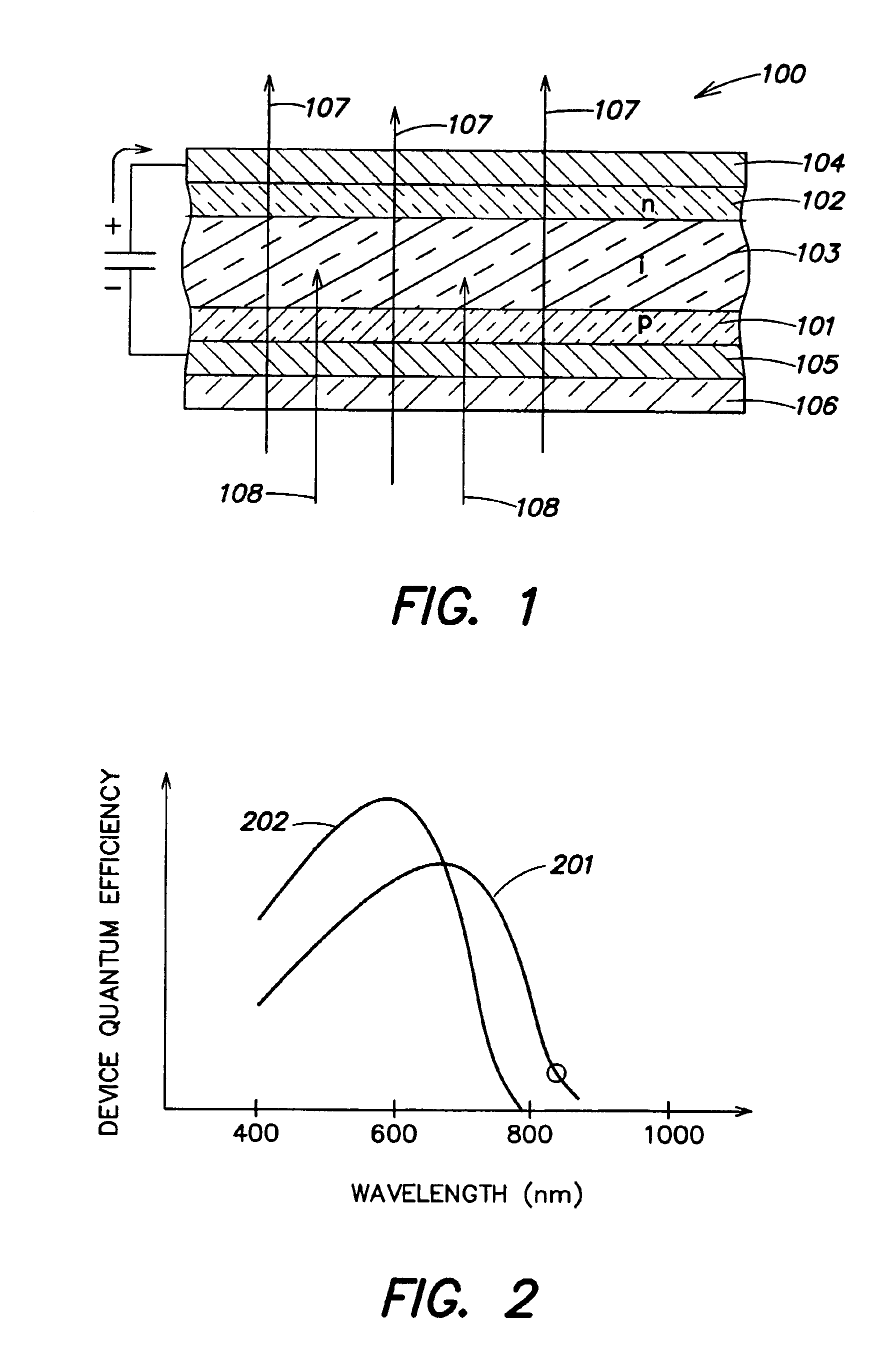 Semitransparent optical detector including a polycrystalline layer and method of making