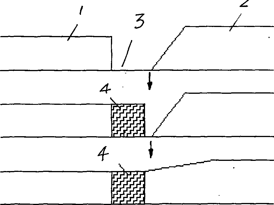 Method for constructing roadbed and base course by construction waste