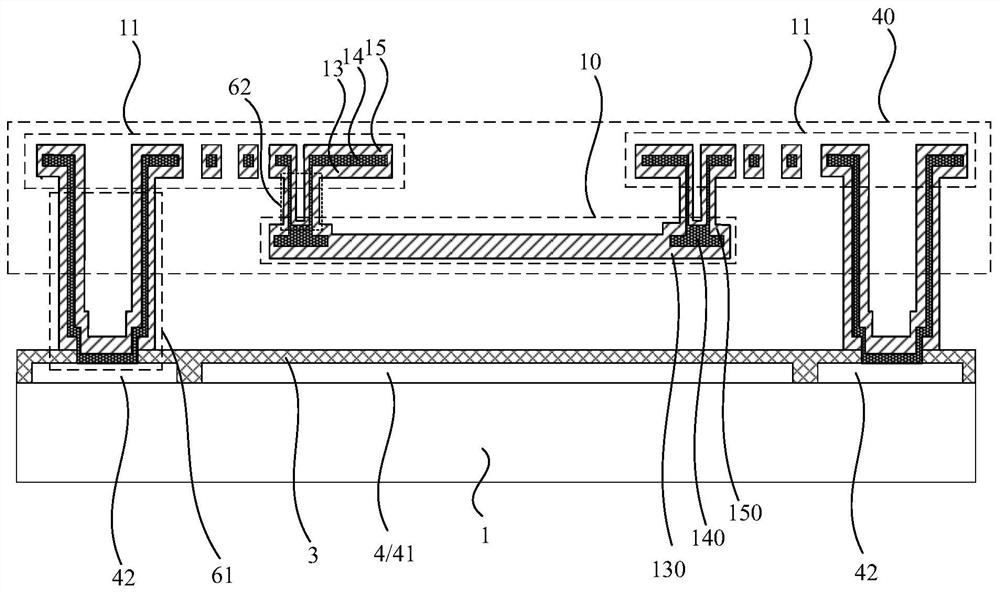 CMOS infrared microbridge detector