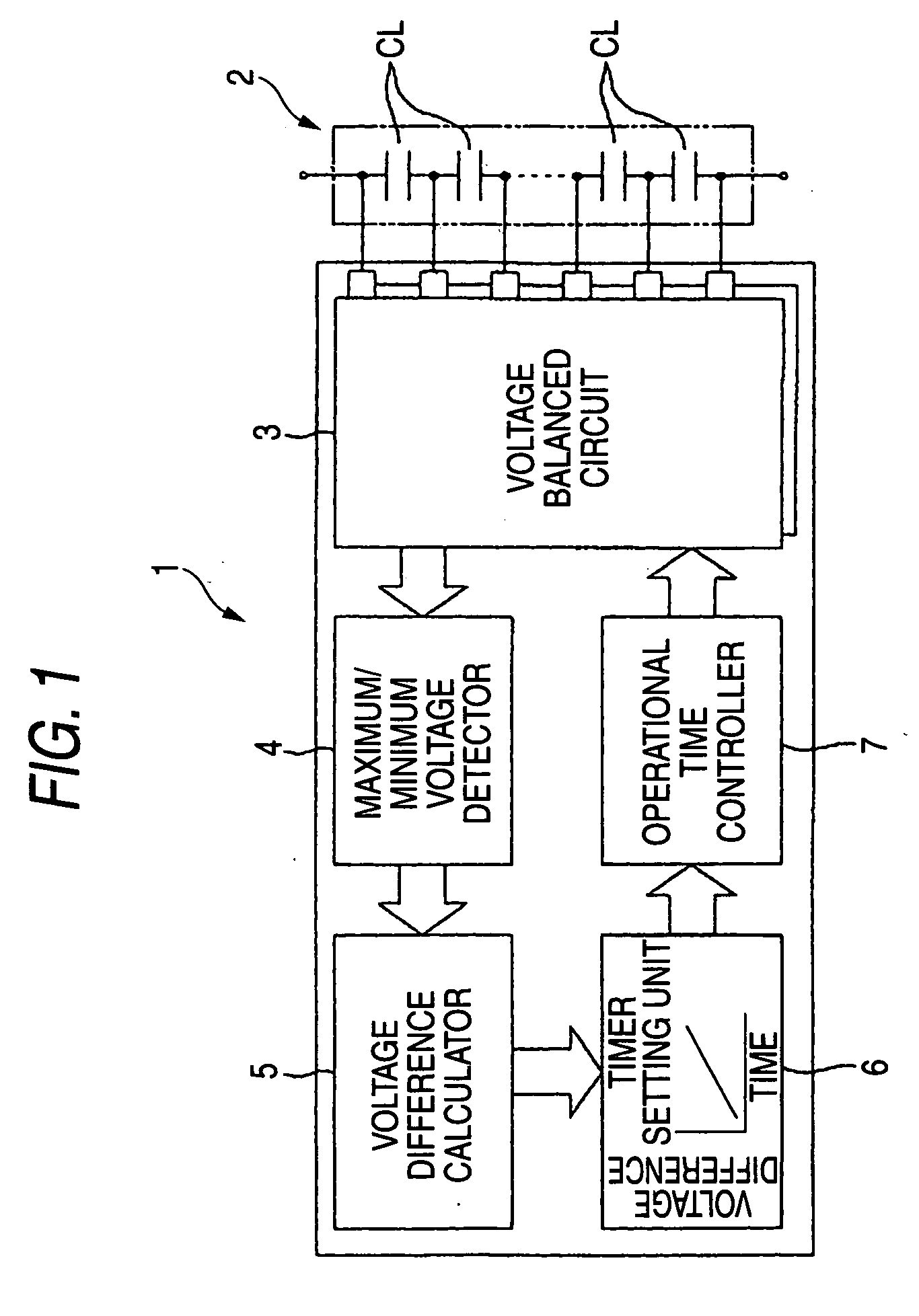 Voltage equalization control system of accumulator
