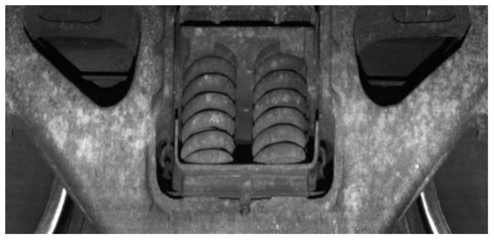 Fault recognition method for spring pallet based on image processing