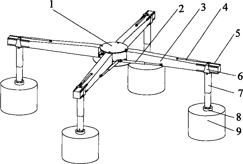 Supporting structure and crane with same