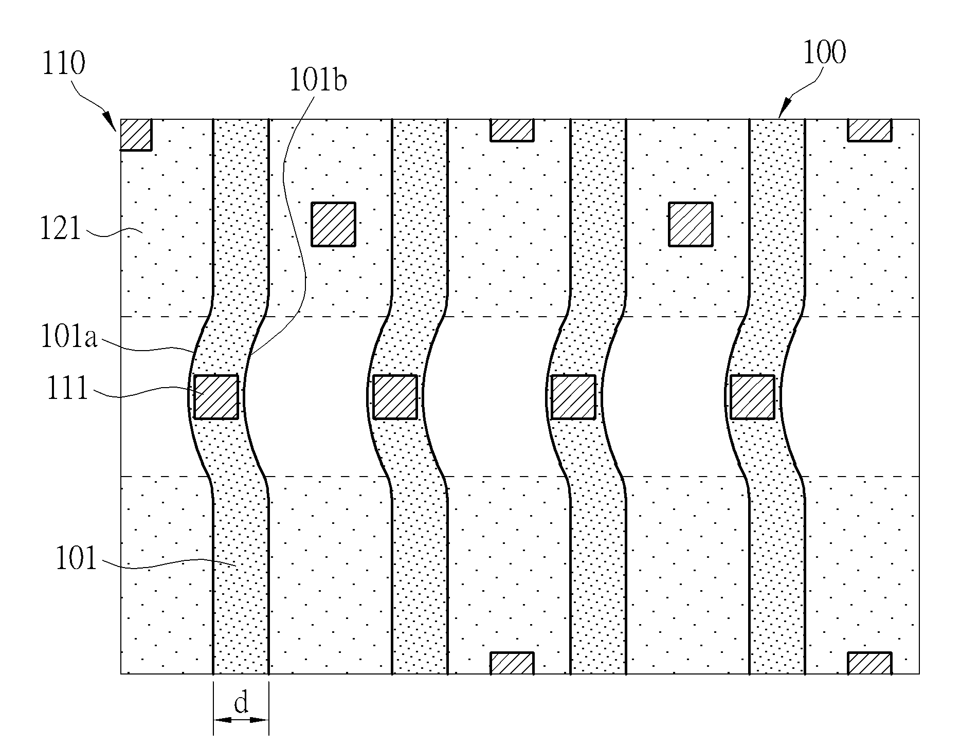 Method of optical proximity correction for modifying line patterns and integrated circuts with line patterns modified by the same
