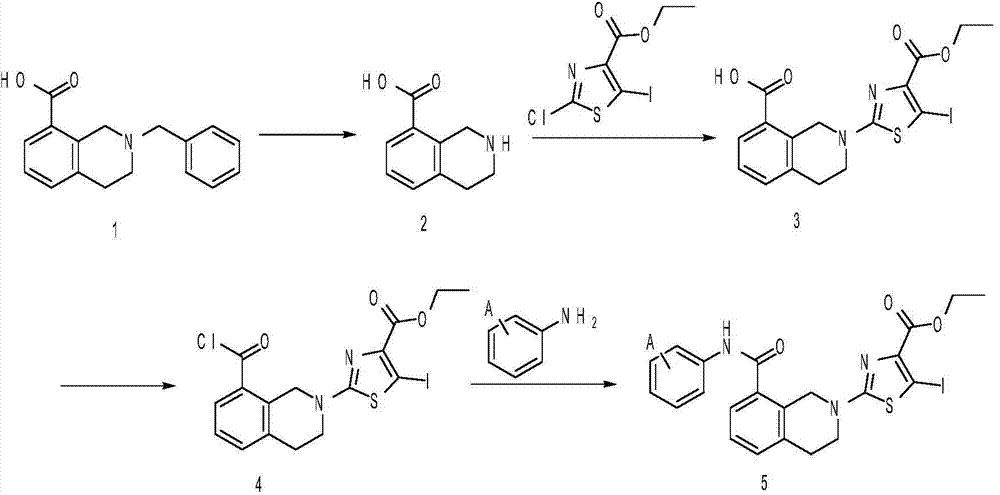 Tetrahydroisoquinoline derivative and synthesis method thereof