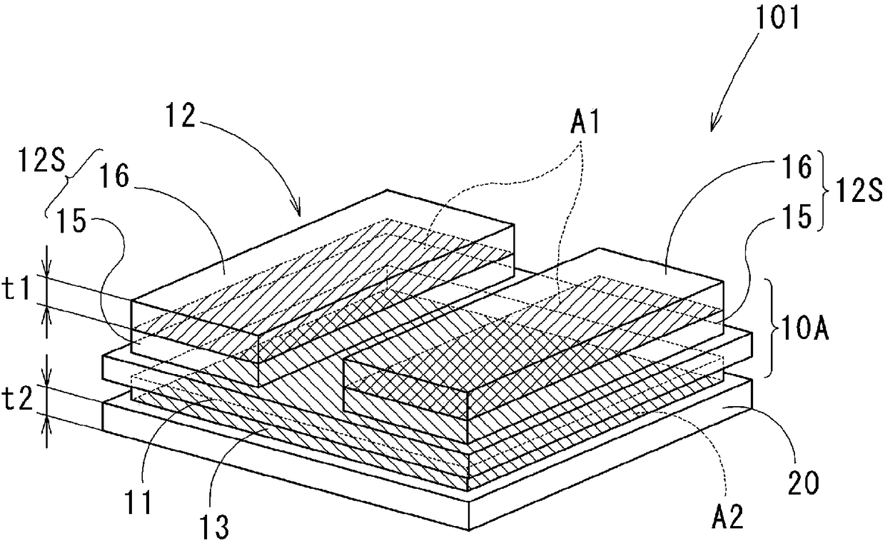 Substrate for power module with heat sink, and power module
