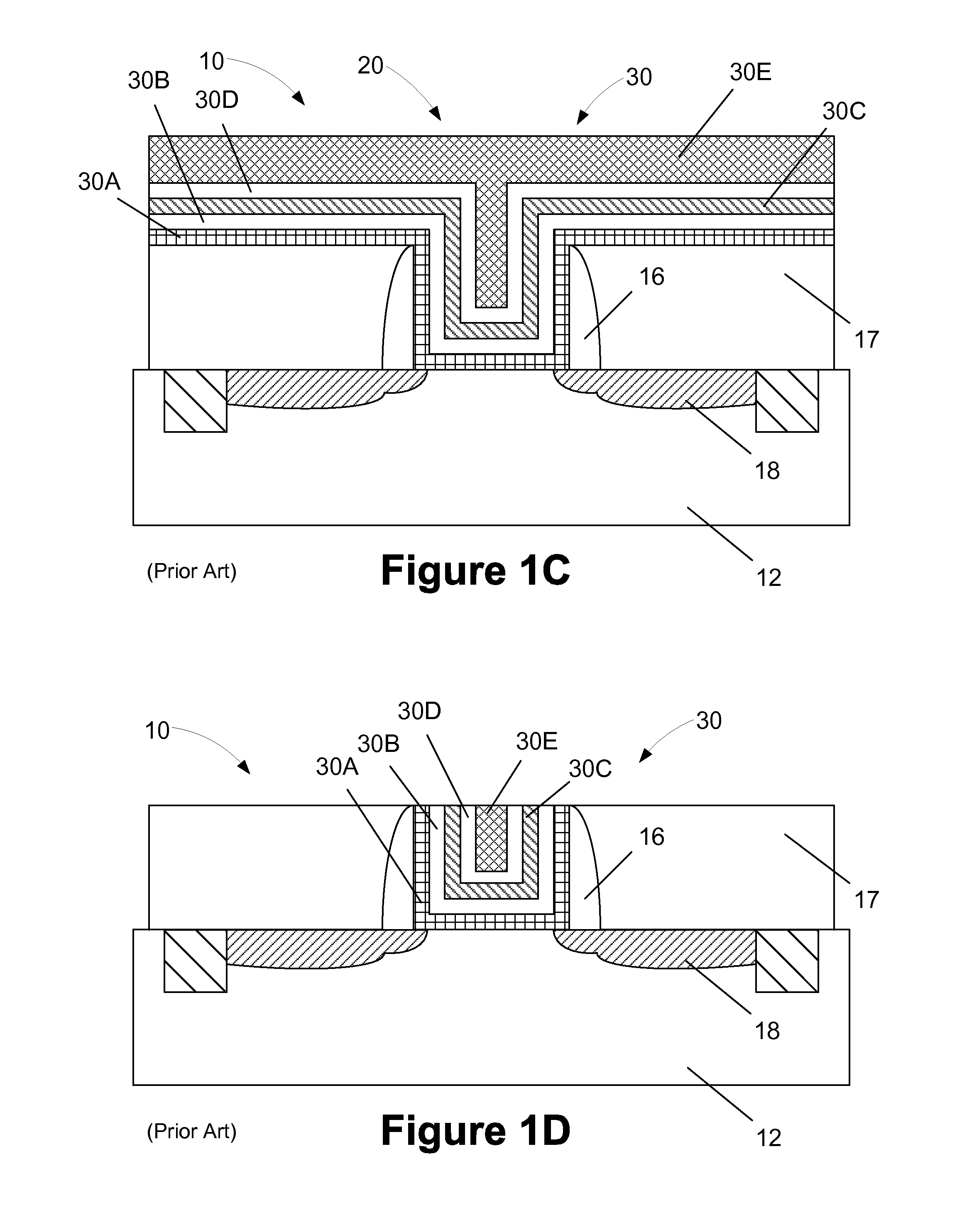 Methods of forming semiconductor device with self-aligned contact elements and the resulting devices