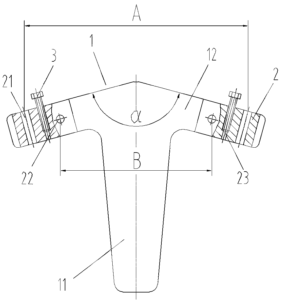 Tool and method for removing thrust block of marine low-speed diesel engine