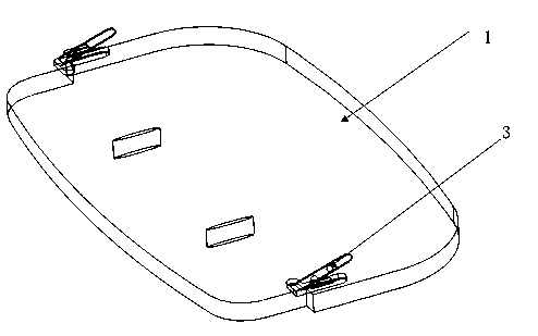 Wood plate inserting structure and processing method of baby dining chair and inserting plate