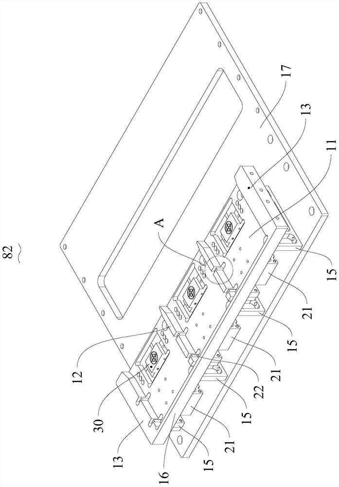 Ceramic tile positioning mechanism and ceramic tile paving equipment