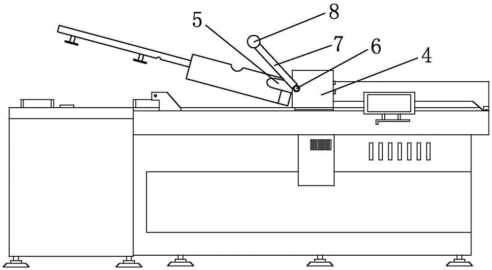 Positioning and clamping device for glass machining