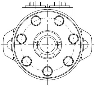 Hydraulic brake motor device