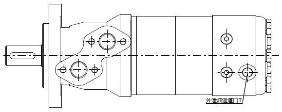 Hydraulic brake motor device