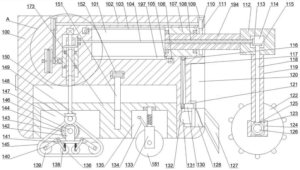 A sewage sludge treatment equipment