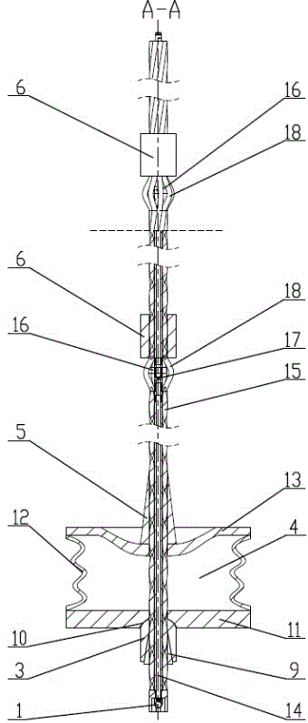 An anti-shock interval grouting anchor cable and its application method