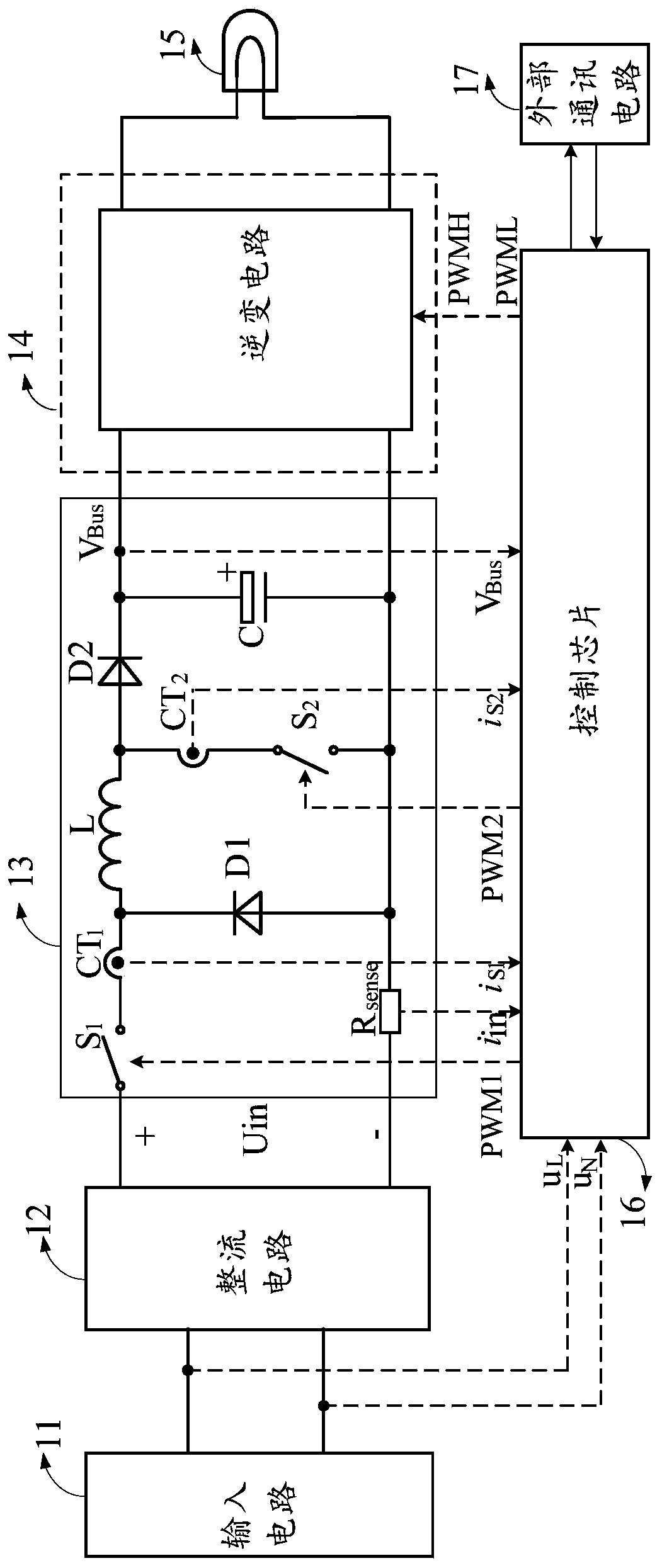 Driving circuit and driving method thereof and electronic ballast