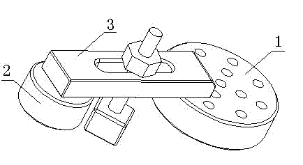 Device for fixing die and die core