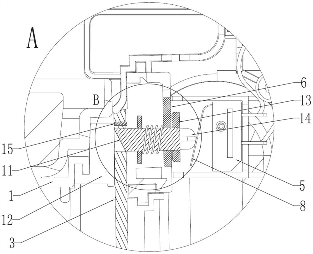 Dust cup disassembly and assembly trigger structure with energy-saving and consumption-reducing functions and dust collector