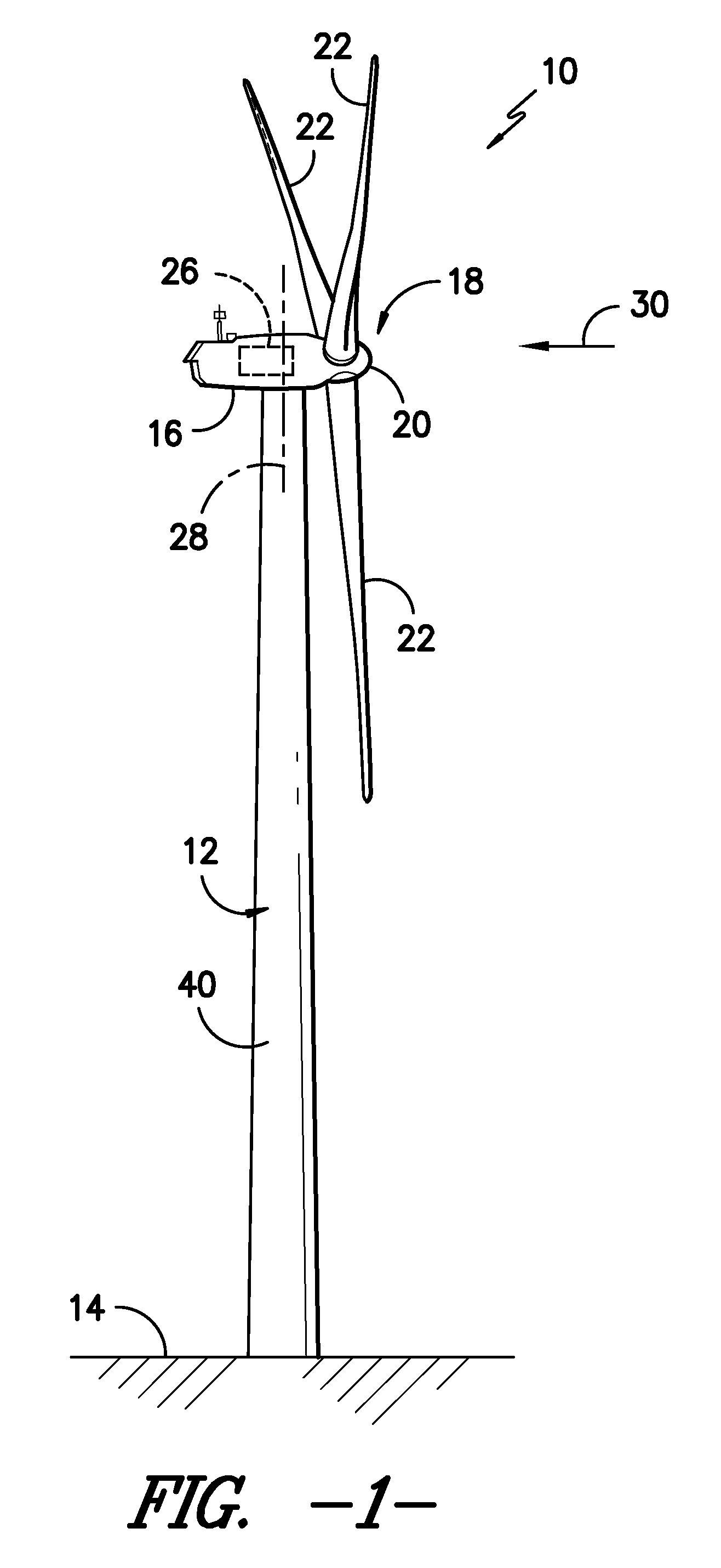 Yaw bearing assembly and tower for wind turbine