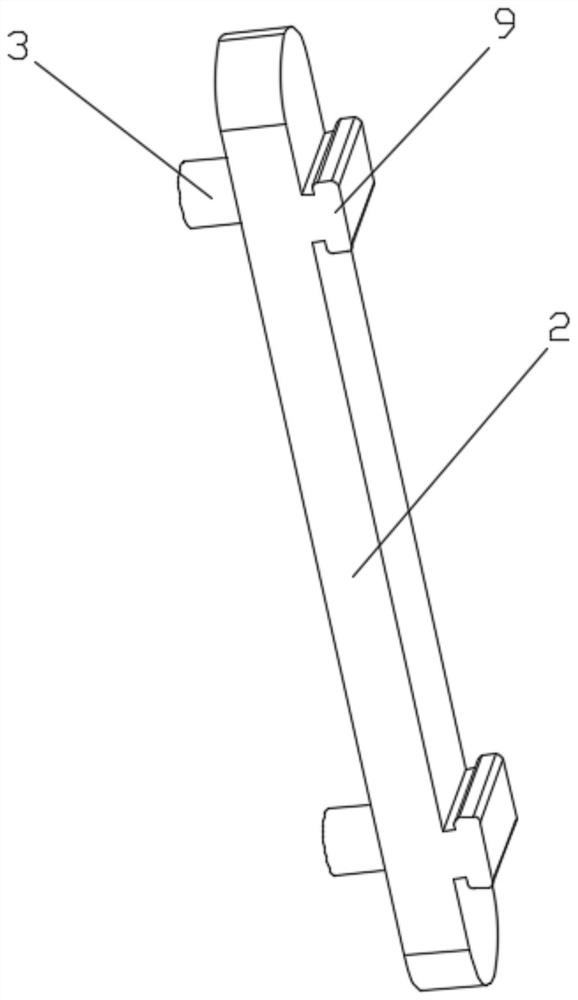 Battery top fixing and taking-out device