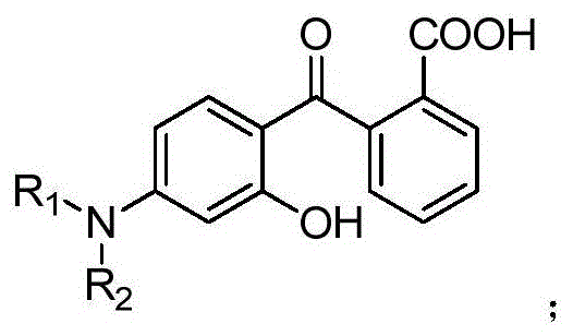 A kind of method of synthesizing fluoran class black thermal pressure-sensitive coupler