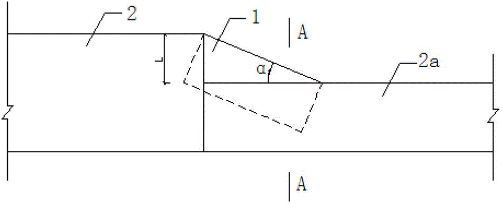 A method for lapping the sudden change of the row of anti-scorching bottom protection software