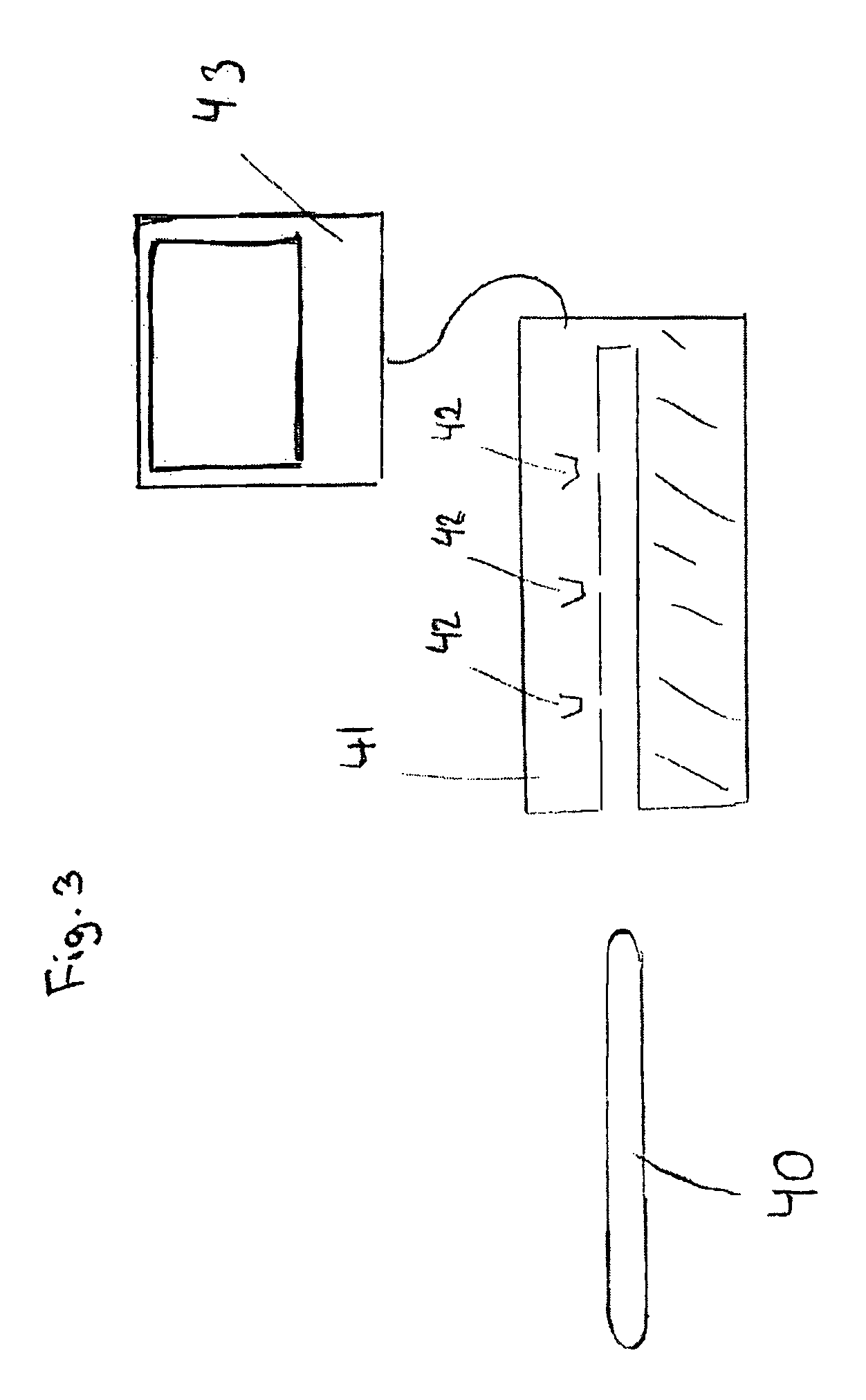 Flow through system, flow through device and a method of performing a test