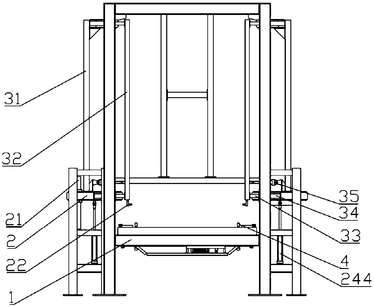 Fermentation Tray Lateral Lift Low-position Palletizer/Depalletizer