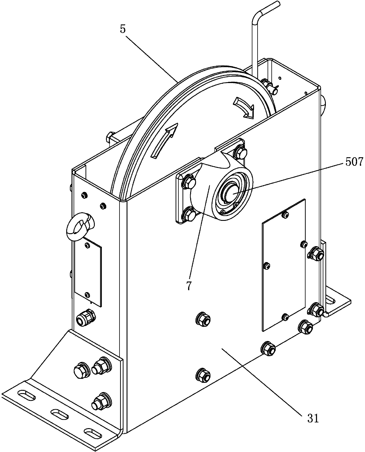 High-speed elevator speed limiter