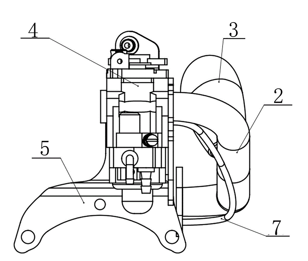 Air inlet system of small gasoline engine classes