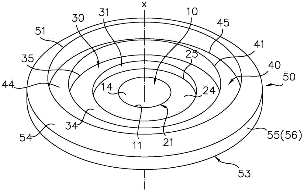 Optical element structures capable of being spliced