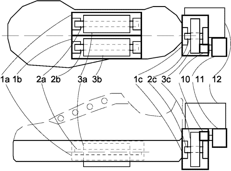 Electric skidding device