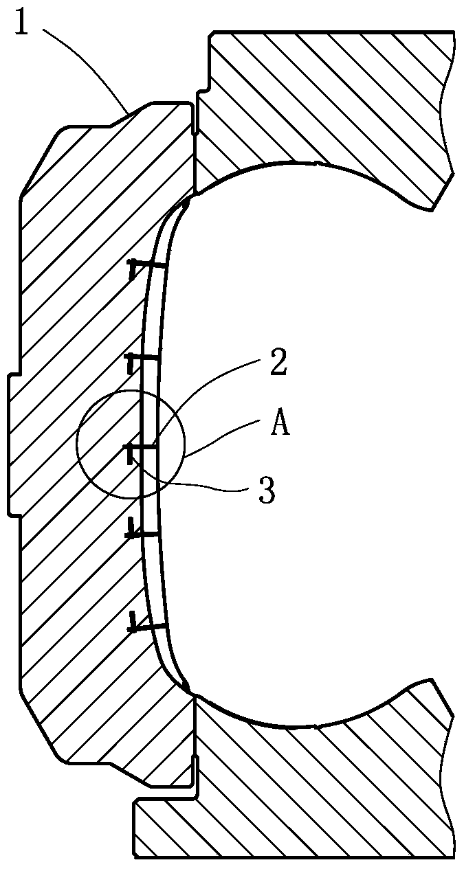 A kind of tire mold and its manufacturing method