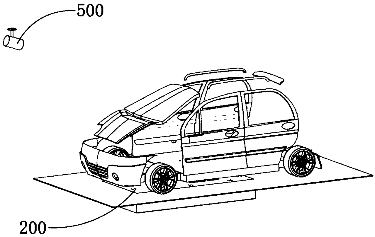 Automatic interception butt-joint power supply device based on automobile networking interactive system
