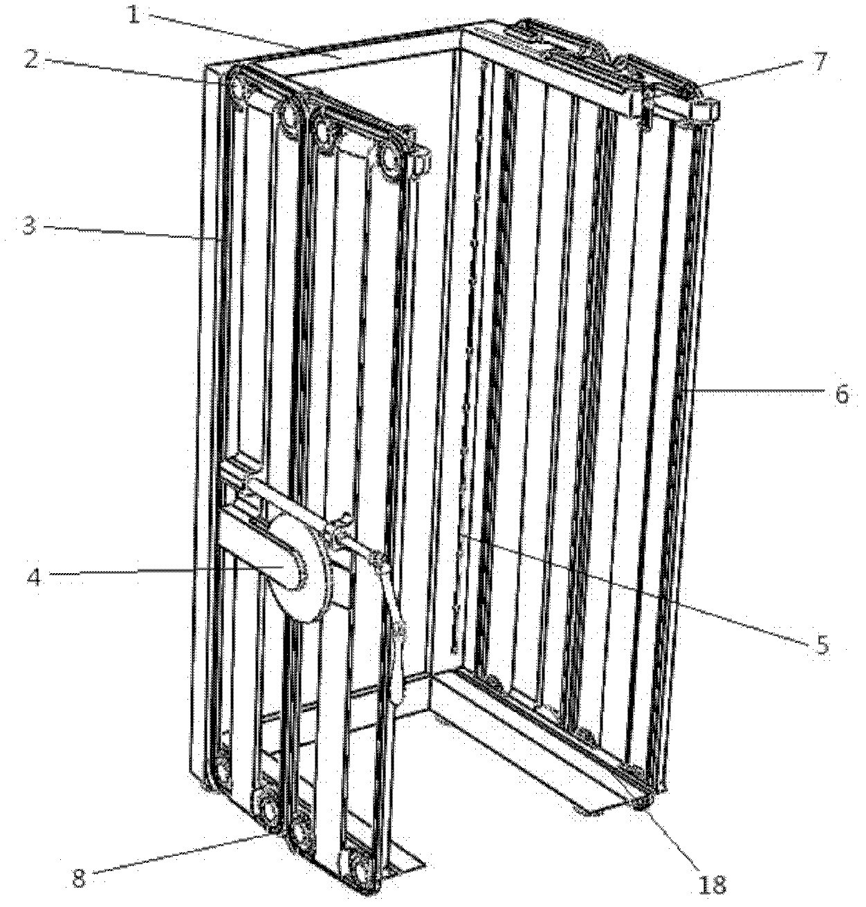 Circulatory type storage cabinet