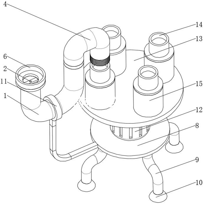 Sewage discharge total amount monitoring and sampling device