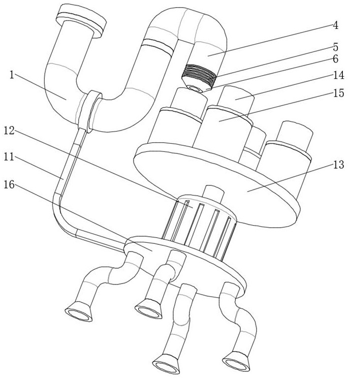 Sewage discharge total amount monitoring and sampling device