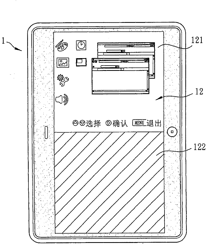 Display method and portable electronic device applying same