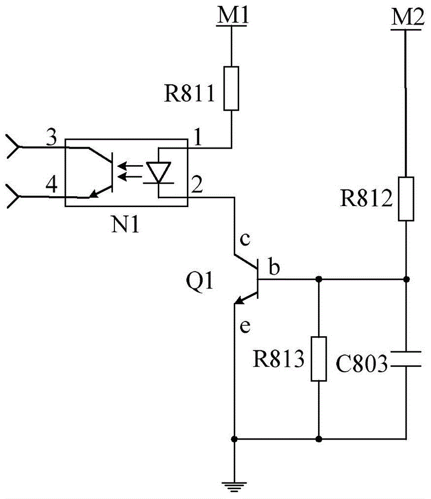 Power supply circuit applied to television set and television set