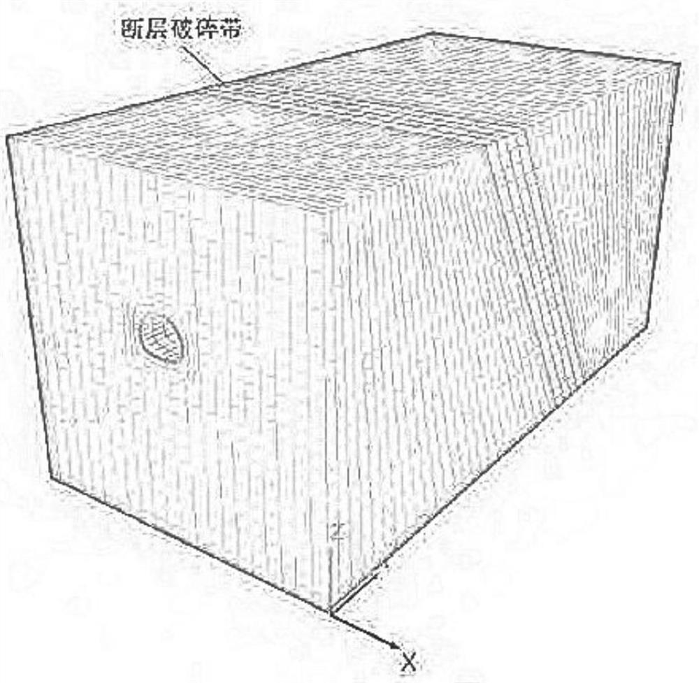 Life-time monitoring and early warning method of tunnel structure at fault