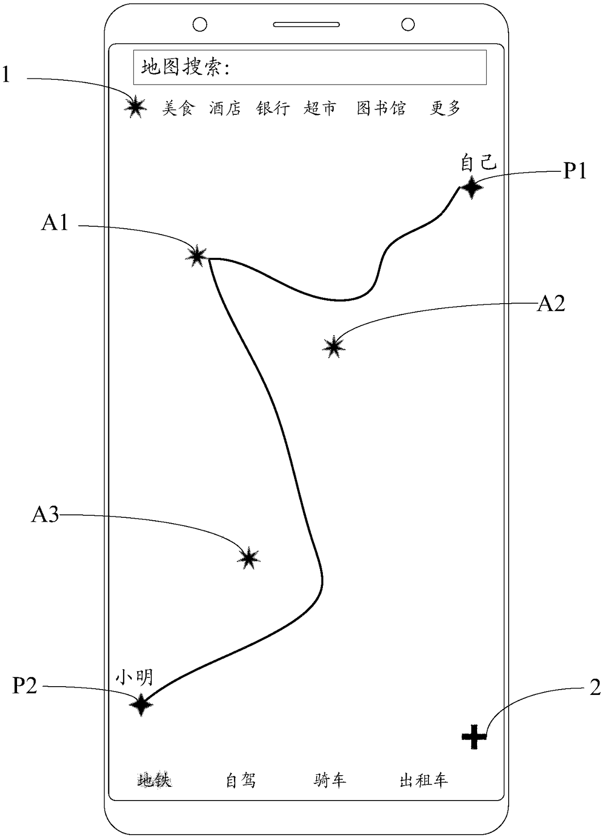 Multi-user path planning method and terminal