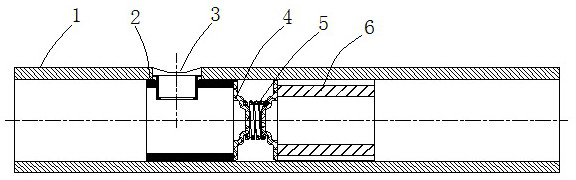 A linear bearing press-fitting device and press-fitting method for compound probe assembly