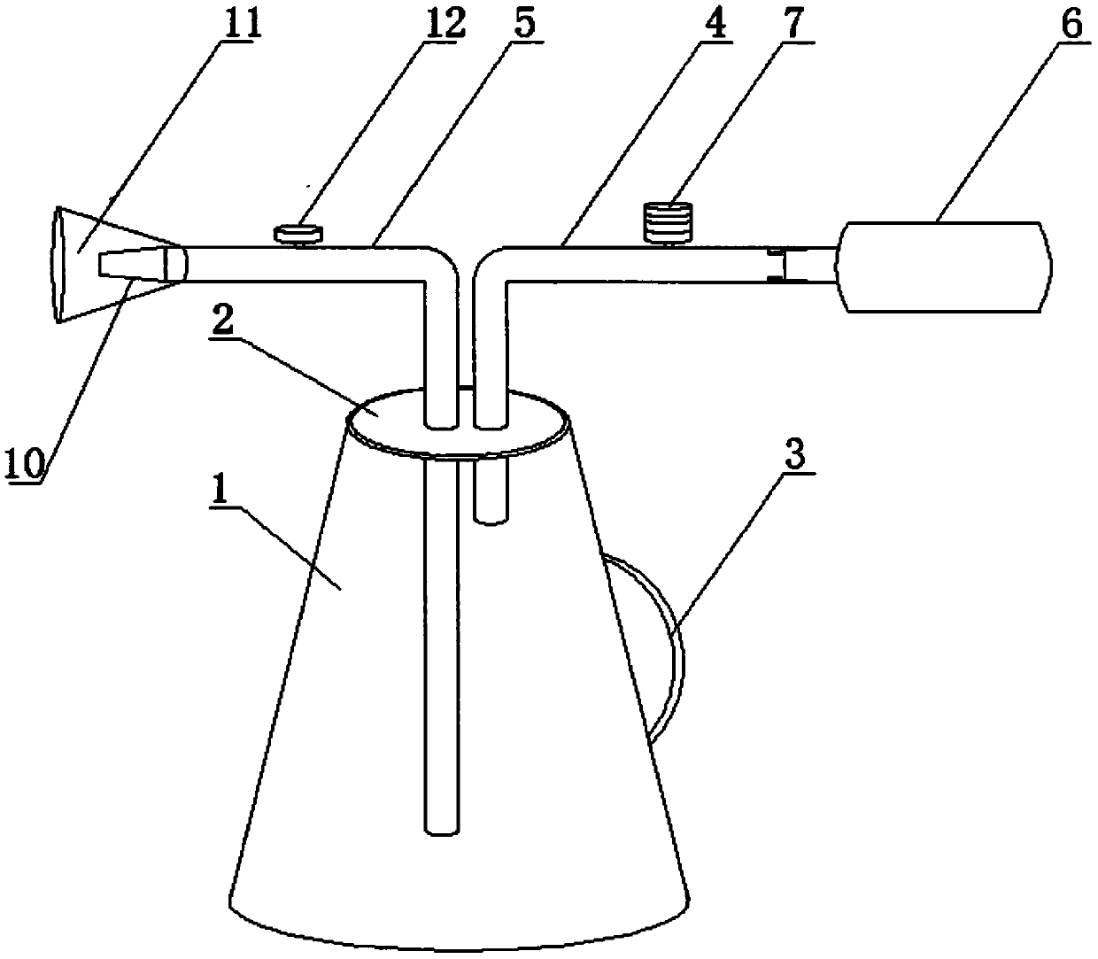 Nasopharyngeal anesthesia spray pot