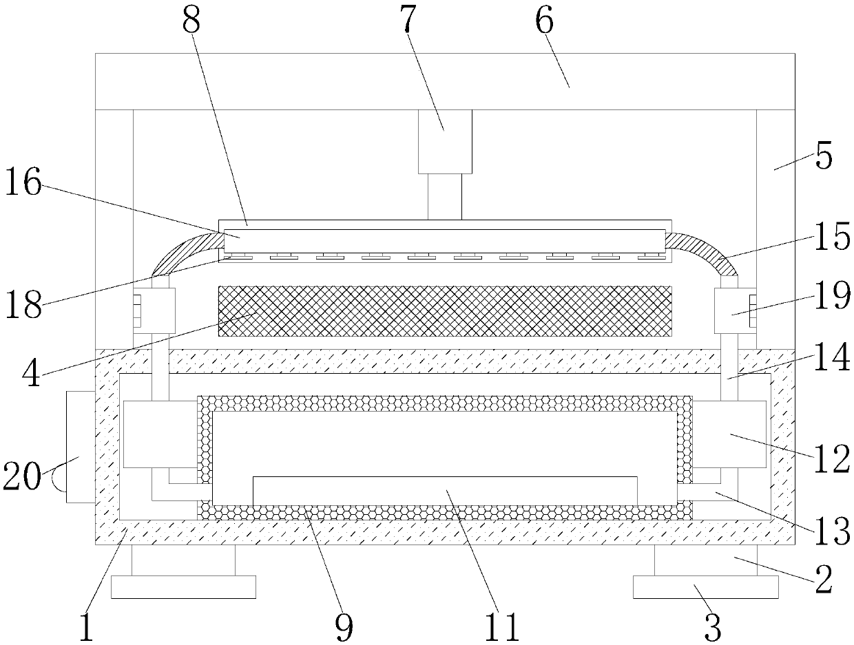 Plate overlaying and glue spreading device