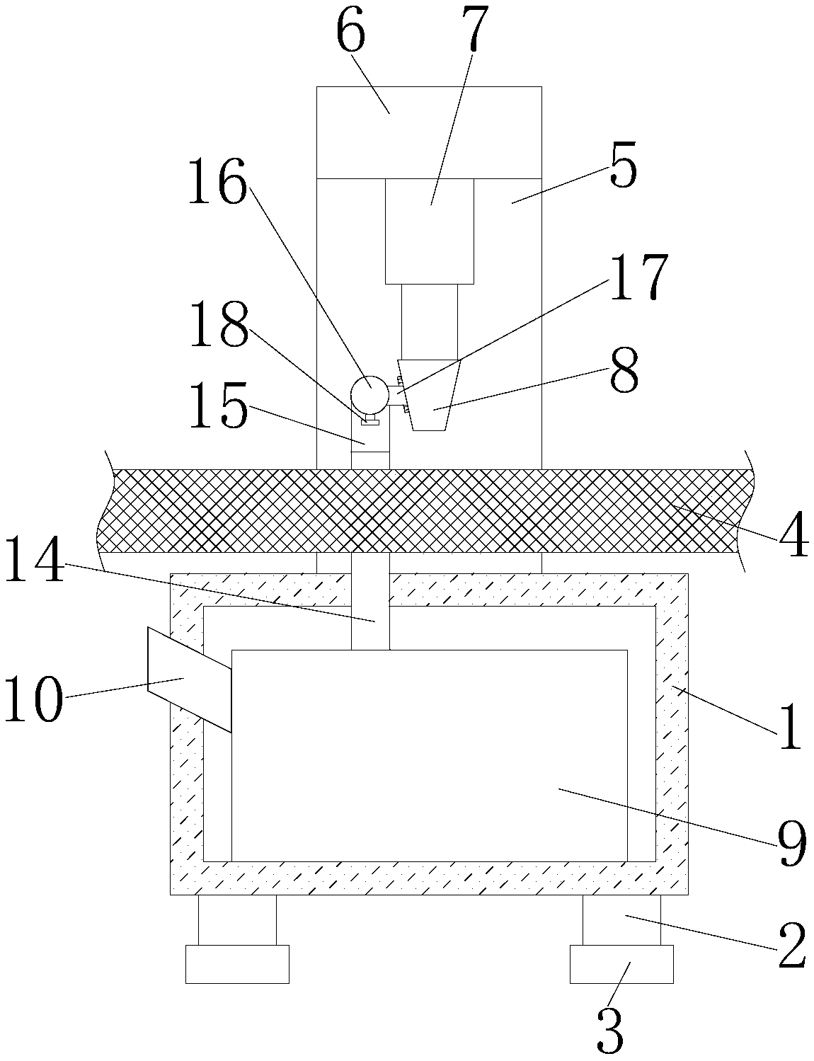 Plate overlaying and glue spreading device