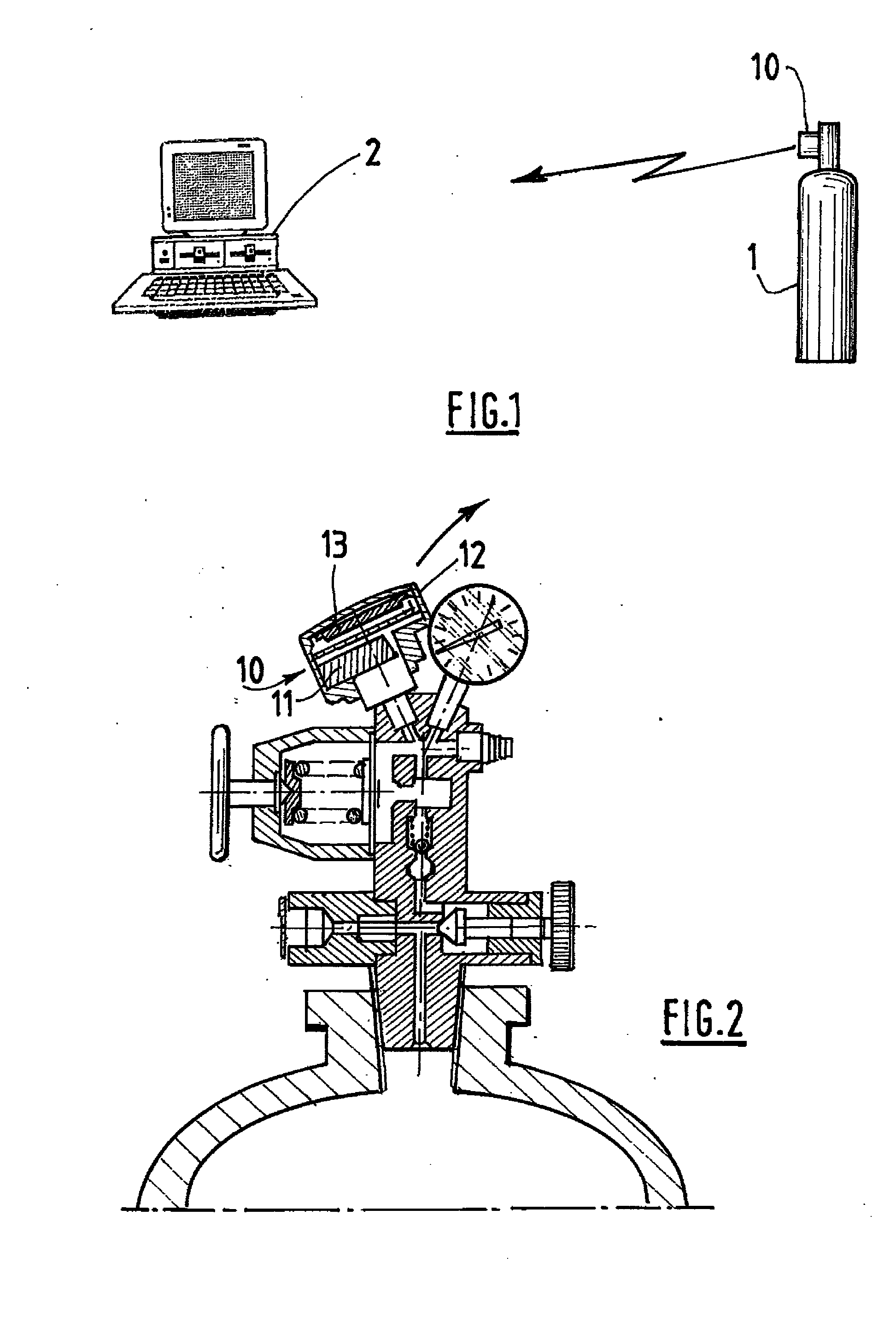 Method for Processing Data Relating to a Cylinder of Fluid under Pressure