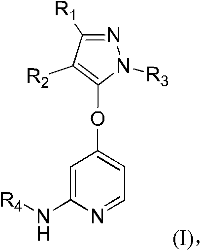 5-(4-Pyridyloxy)pyrazoles as TGF-βr1 Kinase Inhibitors