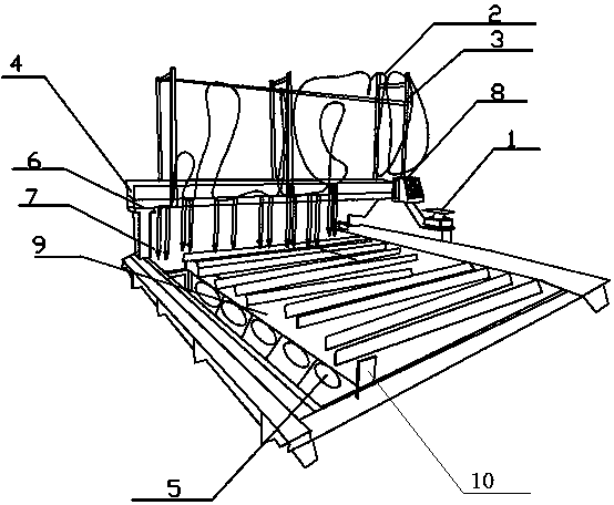 Cutting type steel plate machine